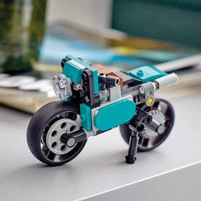 LEGO® Creator 3-in-1 Vintage Motorcycle (31135) - Đồ chơi lắp ráp xe mô tô cổ điển 3 trong 1 - LEGO - Hình ảnh bổ sung 5