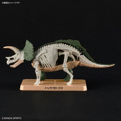 PLANNOSAURUS Triceratops - Mô hình lắp ráp khủng long - Bandai Model Kit