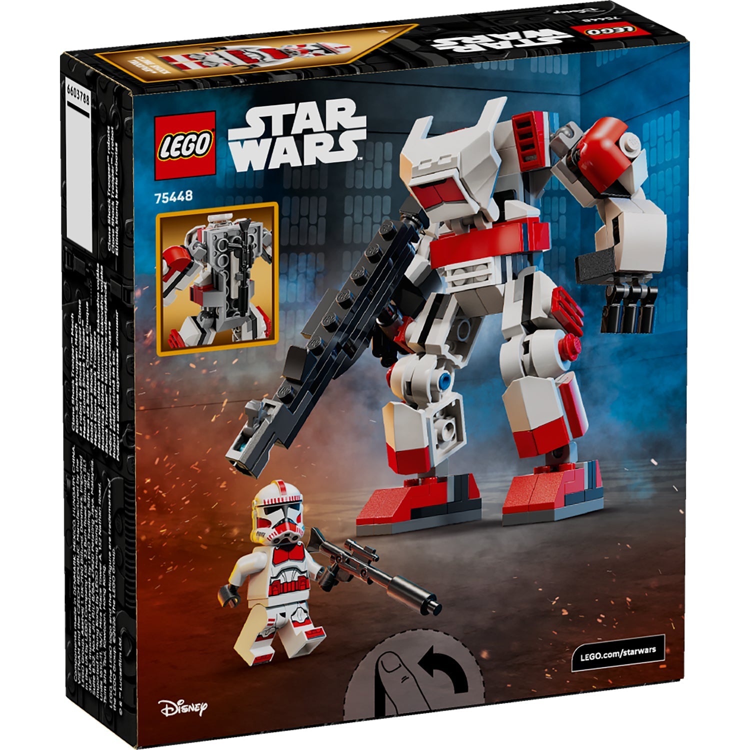 LEGO® Star Wars™ Clone Shock Trooper™ Mech - Mô hình Robot Đồ Chơi Lắp Ráp - LEGO 75448 LEGO - ảnh 4 - Building Set