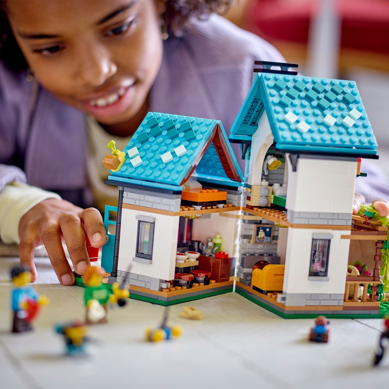 LEGO® Creator 3-in-1 Cozy House - Ngôi Nhà Ấm Cúng 3-Trong-1 - LEGO 31139 - Hình ảnh bổ sung 5
