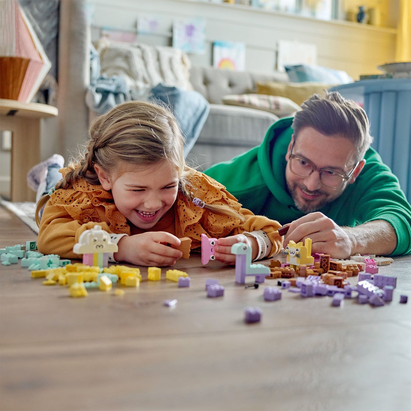 LEGO® Classic Creative Pastel Fun - Bộ Đồ Chơi Lắp Ráp Sáng Tạo Màu Pastel (11028) - Hình ảnh bổ sung 5