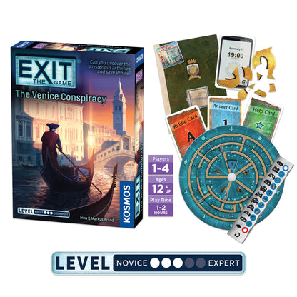 EXIT: Season 7 Three-Pack: Adventures in Catan | The Venice Conspiracy | EXIT-Family - Bộ 3 Trò Chơi Giải Đố Escape Room - Thames & Kosmos - Hình ảnh bổ sung 4