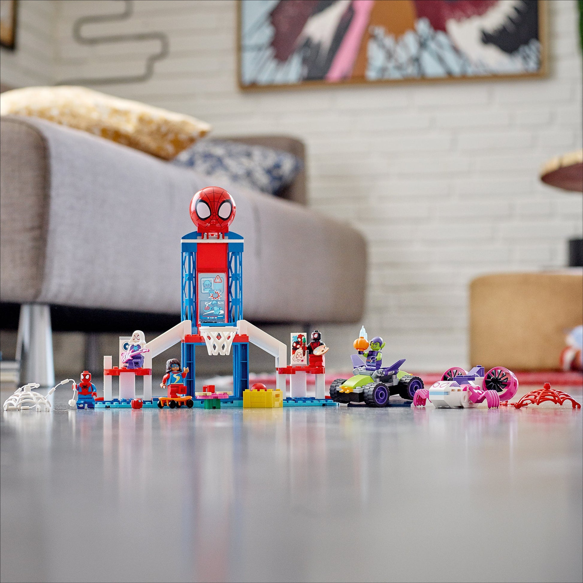 LEGO® Marvel Spider-Man Webquarters Hangout - Đồ Chơi Lắp Ráp Trụ Sở Nhện - LEGO 10784 - Hình ảnh bổ sung 5
