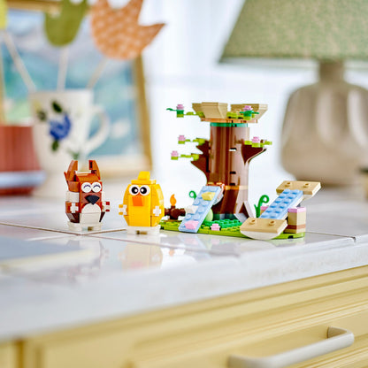 LEGO® Spring Animal Playground - Đồ Chơi Lắp Ráp Sân Chơi Động Vật Mùa Xuân LEGO 40709 - Hình ảnh bổ sung 5