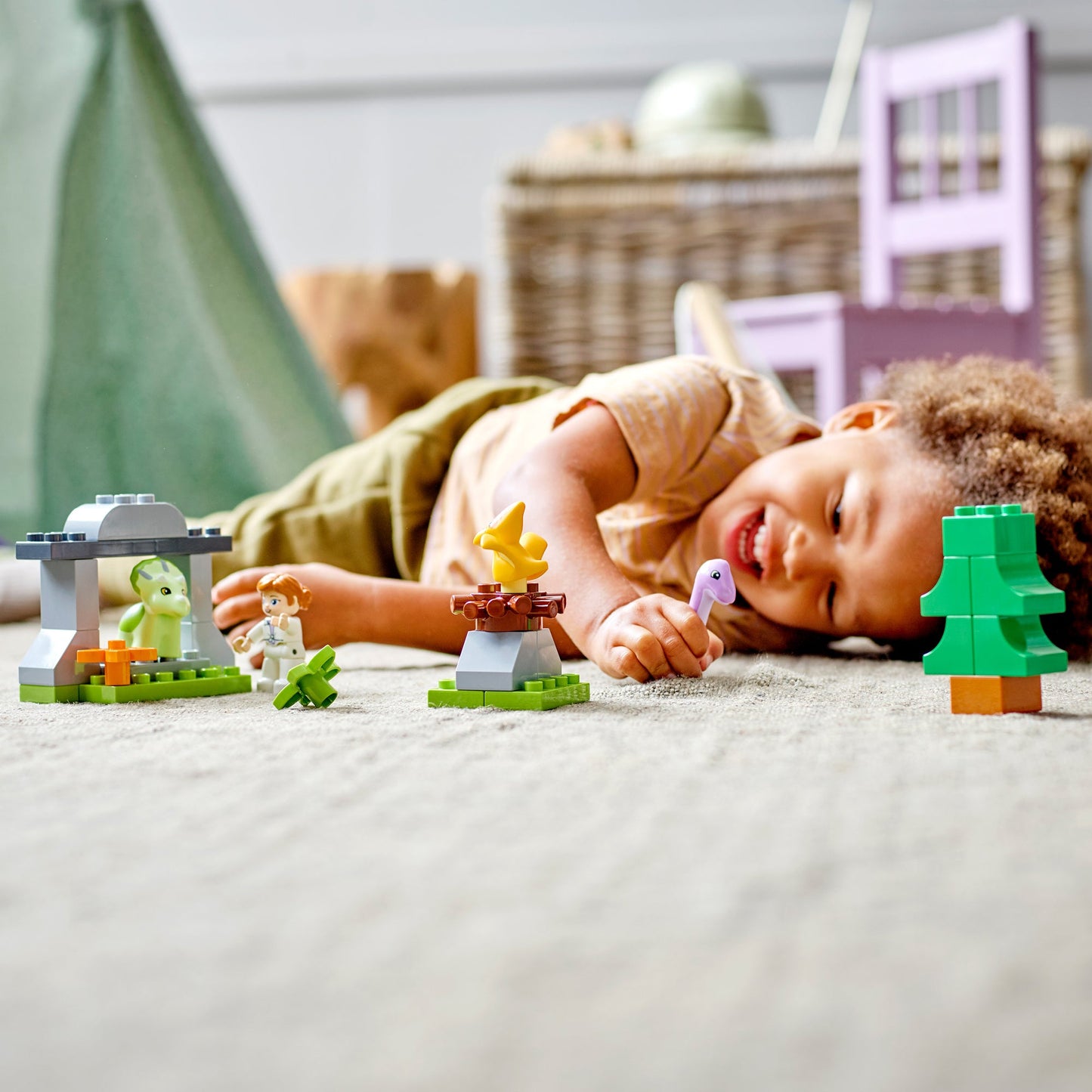 LEGO® DUPLO™ Jurassic World Dinosaur Nursery - Đồ Chơi Nhà Trẻ Khủng Long - LEGO 10938 - Hình ảnh bổ sung 5
