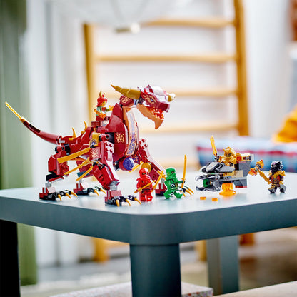 LEGO® NINJAGO® Heatwave Transforming Lava Dragon - Đồ chơi lắp ráp Rồng Lửa Biến Hình (71793) - LEGO - Góc nhìn khác 3