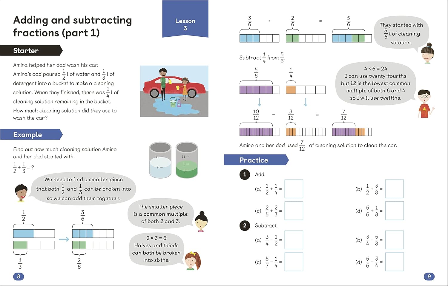 MATHS - NO PROBLEM! AGES 10 -11: FRACTIONS, DECIMALS, PERCENTAGE AND RATIO_DK 1125
