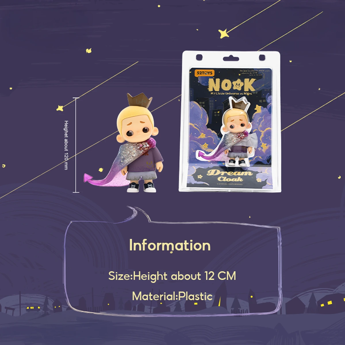 NOOK - DREAM CLOAK 120% LIMITED EDITION - Mô hình Art Toy cao cấp - 52TOYS