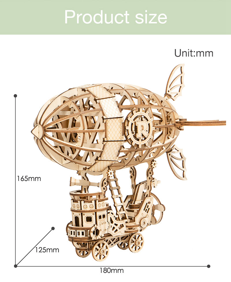 Rolife Modern 3D Wooden Puzzle - Airship TG407 - Mô hình gỗ 3D lắp ráp - Rolife