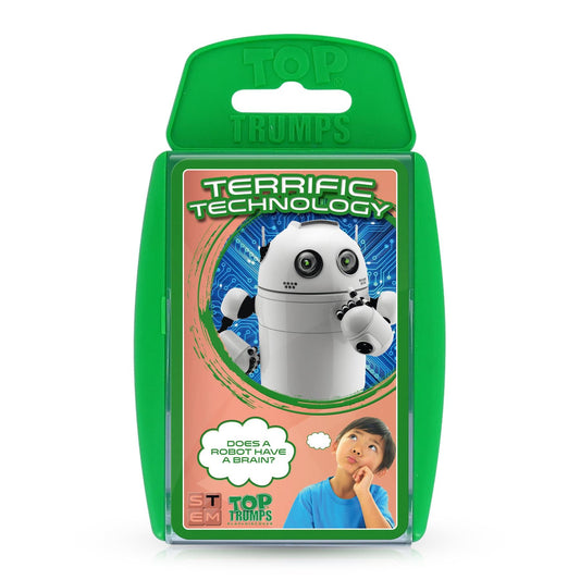 STEM Terrific Technology 21 Top Trumps Card Game - Trò Chơi Thẻ Bài Giáo Dục STEM - Winning Moves - Hình ảnh sản phẩm