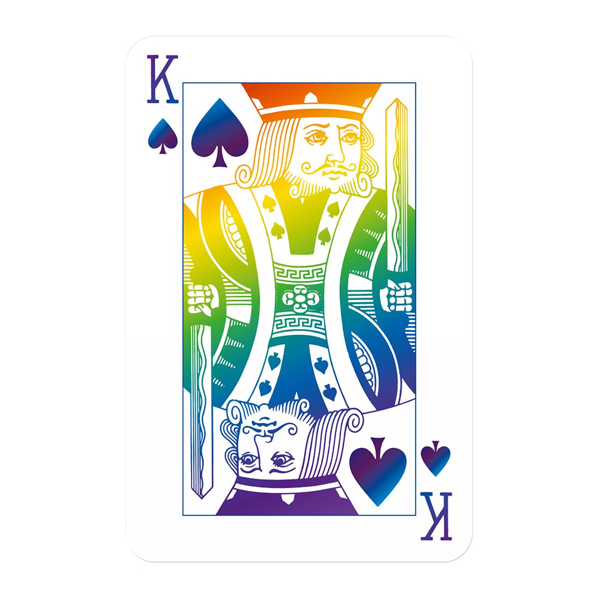 Rainbow Waddingtons Number 1 Playing Cards - Bộ Bài Tây Cầu Vồng Cao Cấp - Winning Moves - Hình ảnh chi tiết 2