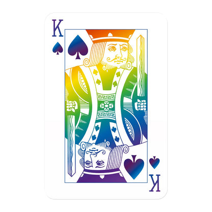 Rainbow Waddingtons Number 1 Playing Cards - Bộ Bài Tây Cầu Vồng Cao Cấp - Winning Moves - Hình ảnh chi tiết 2