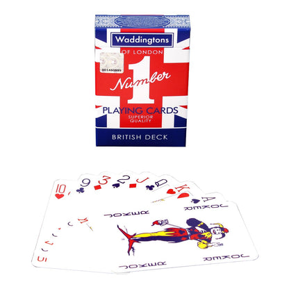 Union Jack Waddingtons Number 1 Playing Cards - Bộ Bài Tây Cao Cấp Họa Tiết Quốc Kỳ Anh - Waddingtons - Hình ảnh chi tiết 2