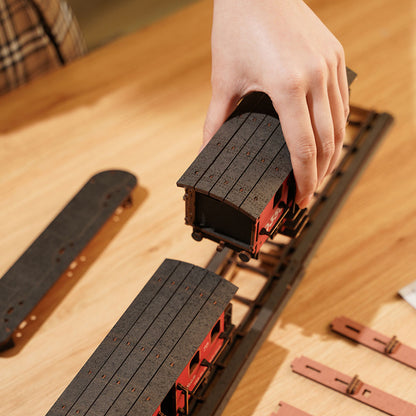 Rolife 3D Wooden Puzzle - Steam Journey TGS01 - Mô hình gỗ 3D đầu tàu hơi nước - Rolife