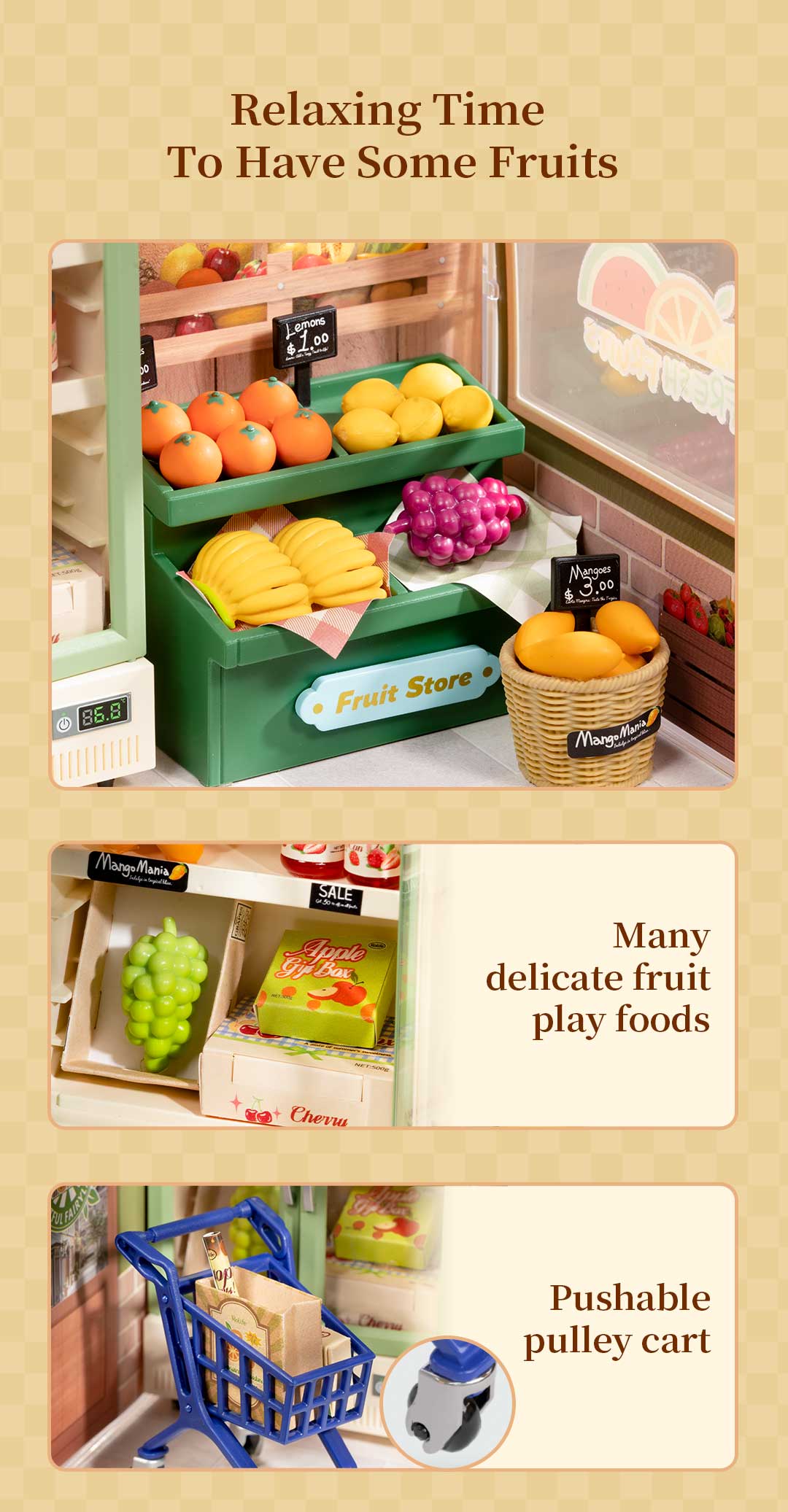 Rolife Mini Super Creator Shop Series - Bộ mô hình lắp ráp nhà búp bê tí hon DIY - Rolife