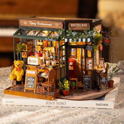 Rolife DIY Miniature House - Tipsy Restaurant DG167 - Mô hình nhà gỗ DIY thu nhỏ - Rolife DG167