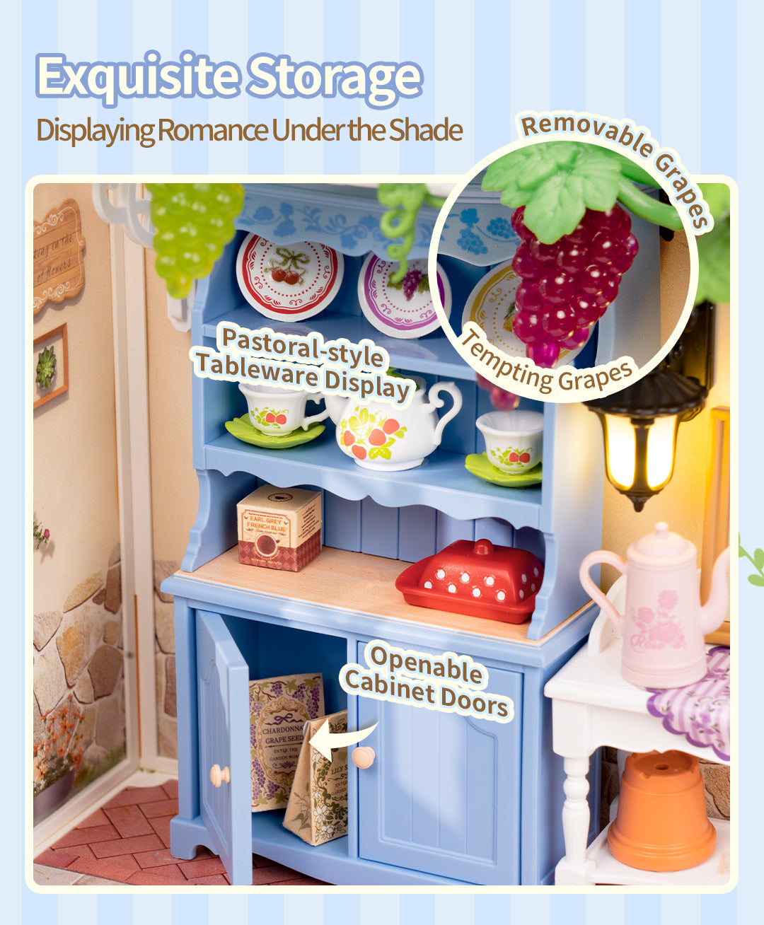 Rolife Midsummer Dream Yard DIY Miniature House DW025 - Mô hình nhà búp bê lắp ráp - Rolife DW025