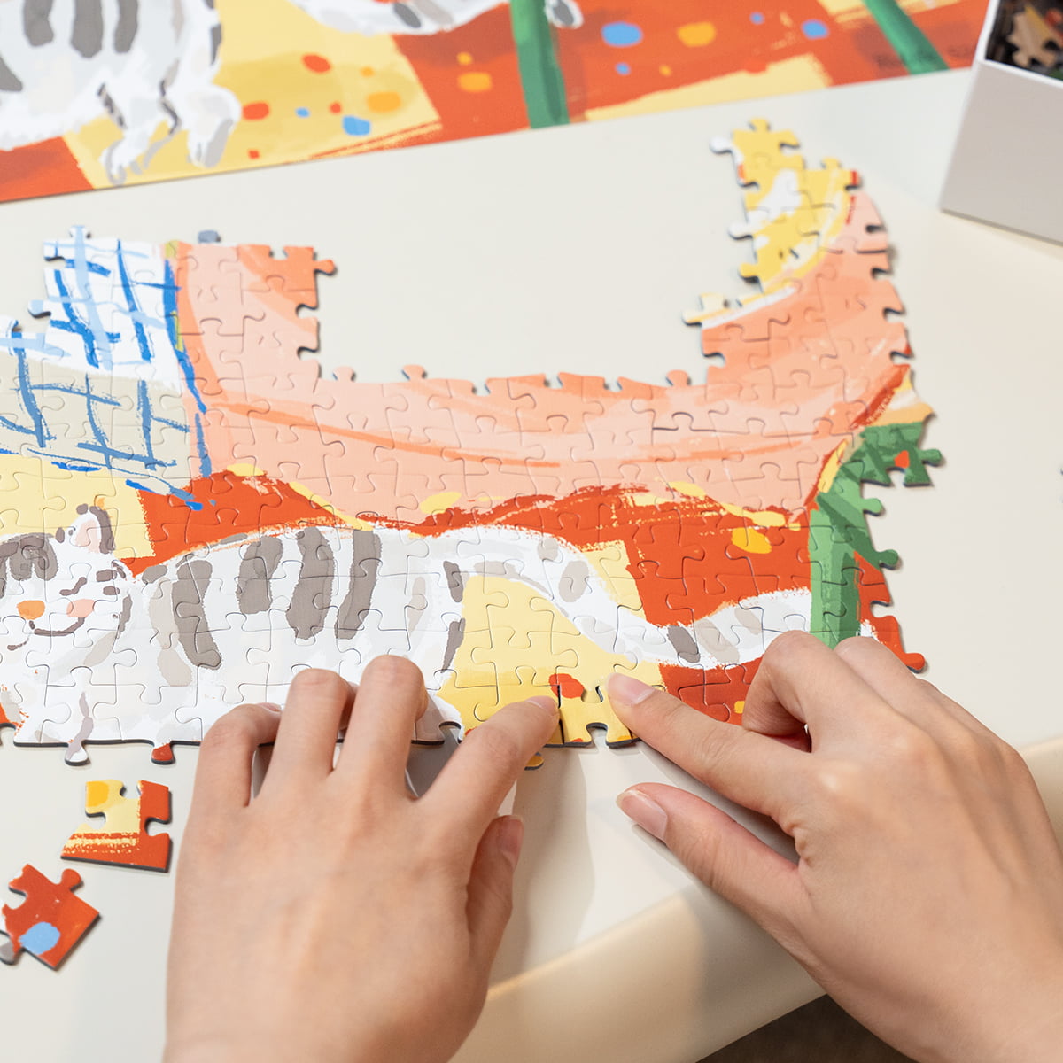 Rolife 1000 Piece Jigsaw Puzzle - Leisurely Holiday PT002 - Bộ tranh xếp hình 1000 mảnh cao cấp