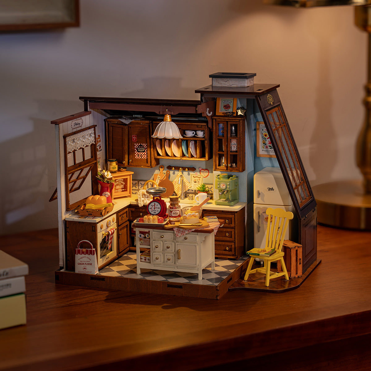 Rolife Baking Kitchen DIY Miniature House DG172 - Mô hình gỗ lắp ráp căn bếp thu nhỏ - Rolife