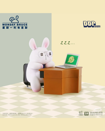 Monday Bruce A Meeting Where I Just Want To Slack Off vol.6 - Mô hình Blind Box Thỏ Bruce Văn Phòng - TOYS ALLIANCE TOYS ALLI