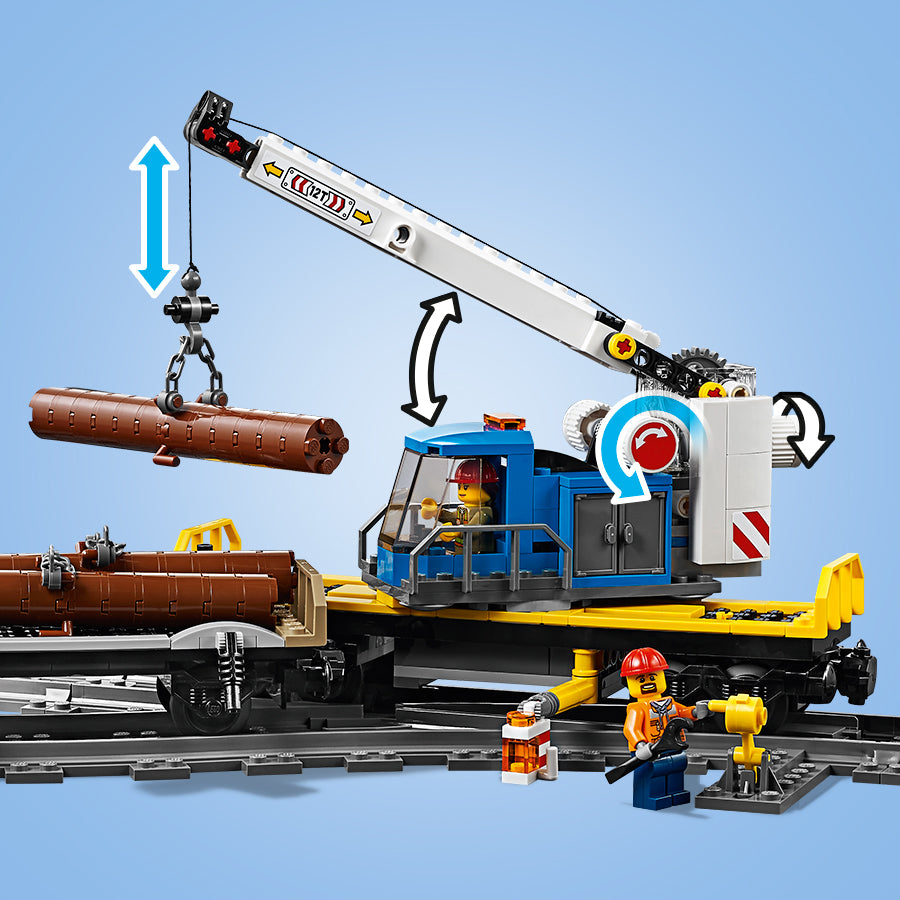 LEGO® City Cargo Train Bộ Đồ Chơi Tàu Hỏa Chở Hàng 60198 - Hình ảnh bổ sung 5