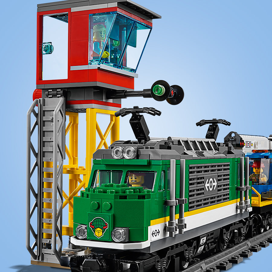 LEGO® City Cargo Train Bộ Đồ Chơi Tàu Hỏa Chở Hàng 60198 - Hình ảnh bổ sung 6