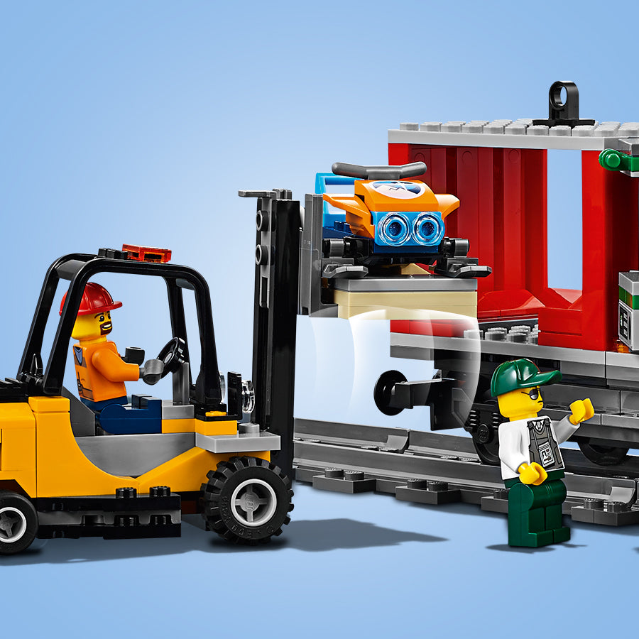 LEGO® City Cargo Train Bộ Đồ Chơi Tàu Hỏa Chở Hàng 60198 - Hình ảnh bổ sung 7