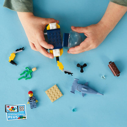 LEGO® City Ocean Mini-Submarine - Tàu Ngầm Mini Thám Hiểm Đại Dương - LEGO 60263 - Hình ảnh bổ sung 4