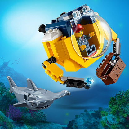 LEGO® City Ocean Mini-Submarine - Tàu Ngầm Mini Thám Hiểm Đại Dương - LEGO 60263