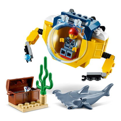 LEGO® City Ocean Mini-Submarine - Tàu Ngầm Mini Thám Hiểm Đại Dương - LEGO 60263