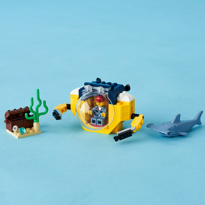LEGO® City Ocean Mini-Submarine - Tàu Ngầm Mini Thám Hiểm Đại Dương - LEGO 60263 - Hình ảnh bổ sung 5