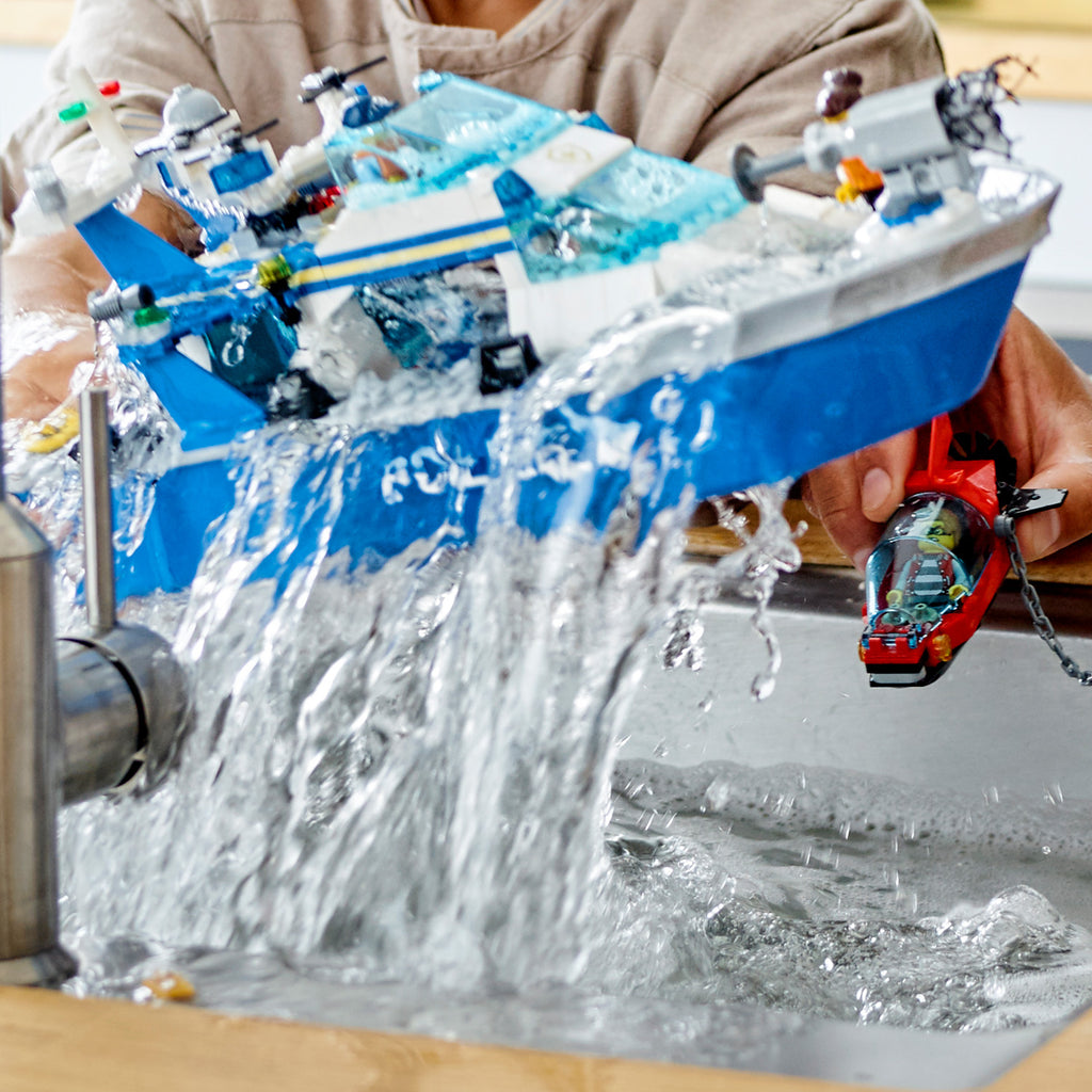 LEGO® City Police Patrol Boat - Tàu Tuần Tra Cảnh Sát Đồ Chơi Lắp Ráp - LEGO 60277 LEGO - ảnh 1 - Lego