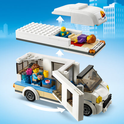 LEGO® City Holiday Camper Van - Đồ Chơi Lắp Ráp Xe Cắm Trại Nghỉ Dưỡng - LEGO 60283 LEGO - ảnh 1 - Building Sets