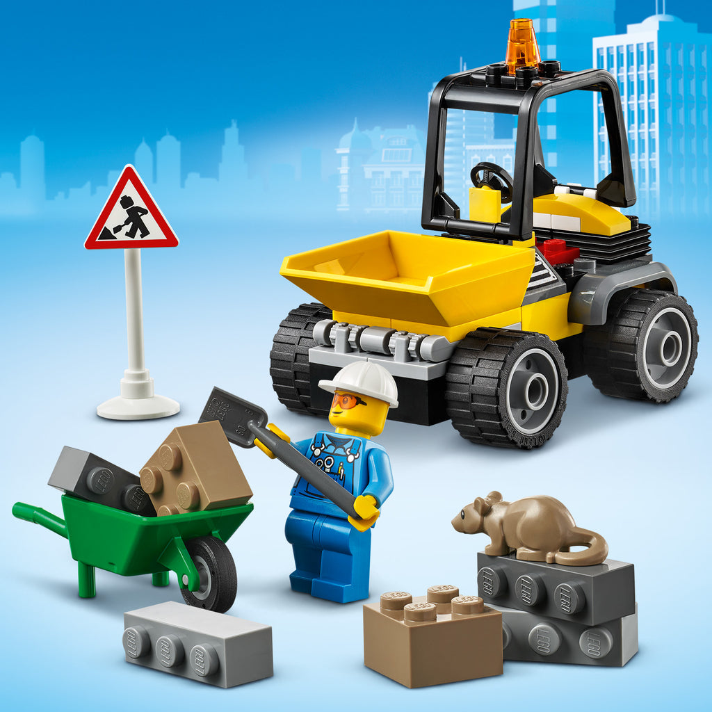 LEGO® City Roadwork Truck Xe Công Trình Đồ Chơi Lắp Ráp LEGO 60284 LEGO - ảnh 1 - Lego