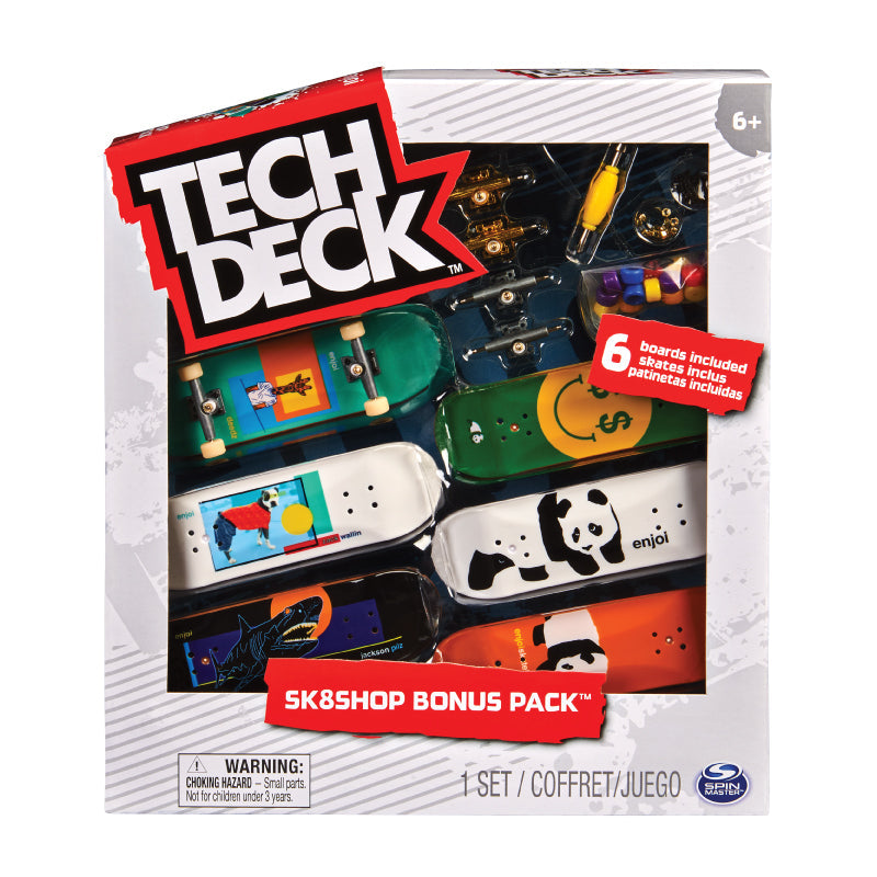 Combo of 6 TECH DECK skateboards 6028845 - Bộ 6 ván trượt ngón tay - Tech Deck