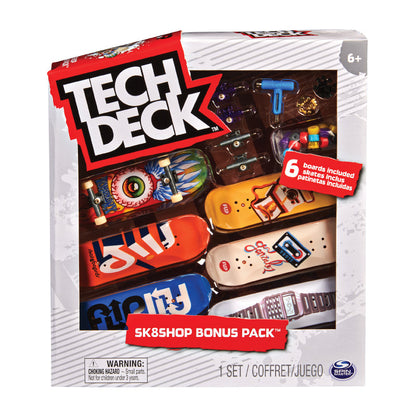 Combo of 6 TECH DECK skateboards 6028845 - Bộ 6 ván trượt ngón tay - Tech Deck