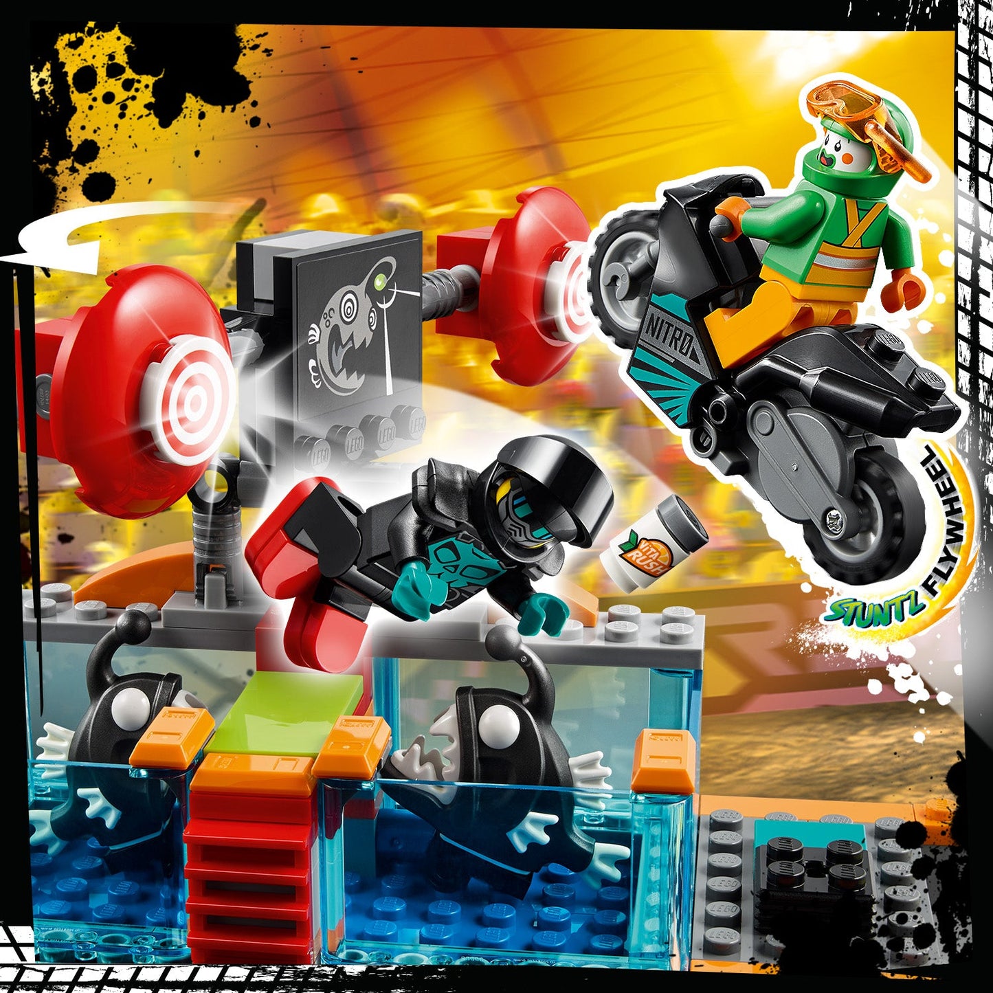 LEGO® City Stunt Show Truck Xe Tải Biểu Diễn Mô Tô Mạo Hiểm 60294 LEGO - ảnh 3 - LEGO City