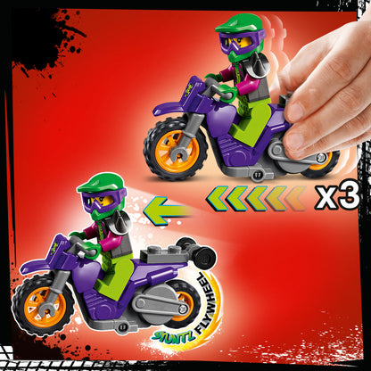 LEGO® City Wheelie Stunt Bike - Đồ chơi lắp ráp mô tô mạo hiểm bốc đầu - LEGO 60296 - Hình ảnh bổ sung 7