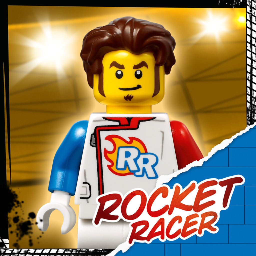 LEGO® City Rocket Stunt Bike - Đồ chơi lắp ráp Mô tô Nhào lộn Stuntz 60298 LEGO - ảnh 1 - LEGO® City