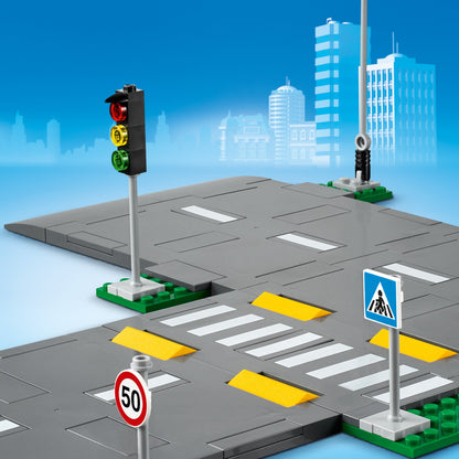 LEGO® City Road Plates - Bộ Miếng Ghép Lộ Trình Thành Phố - LEGO 60304 - Hình ảnh bổ sung 7