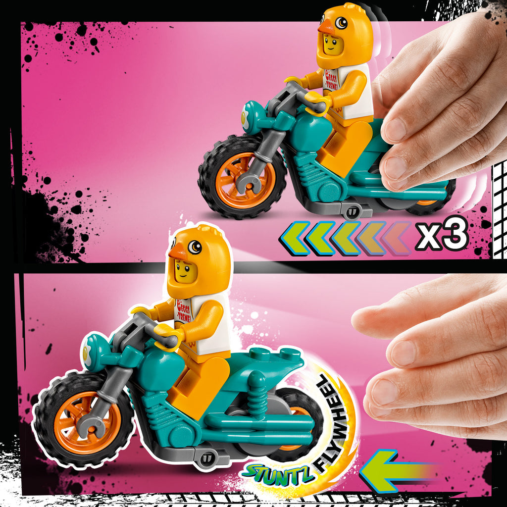 LEGO® City Chicken Stunt Bike - Mô Tô Nhào Lộn Hình Gà - LEGO 60310 - Hình ảnh bổ sung 8
