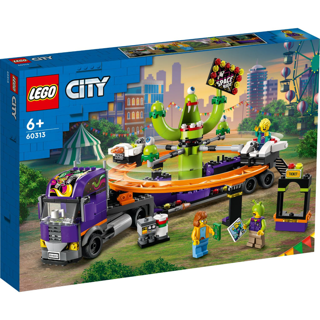 LEGO® City Space Ride Amusement Truck - Đồ Chơi Lắp Ráp Xe Tải Công Viên Giải Trí 60313 - LEGO City - Hình ảnh sản phẩm