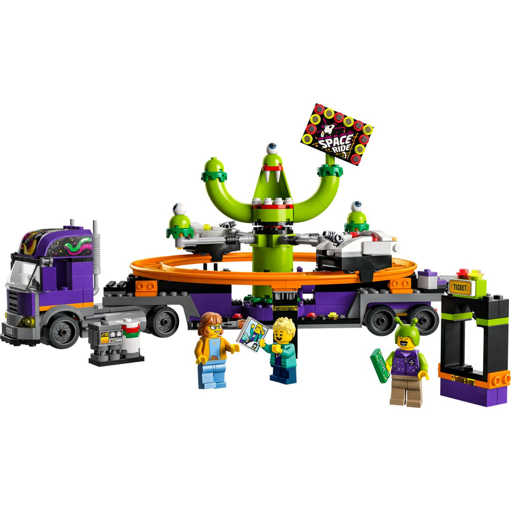 LEGO® City Space Ride Amusement Truck - Đồ Chơi Lắp Ráp Xe Tải Công Viên Giải Trí 60313 - LEGO City - Hình ảnh chi tiết 2