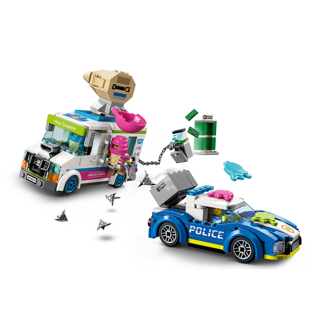 LEGO® City Cream Truck Police Chase - Đồ Chơi Lắp Ráp Cảnh Sát Truy Đuổi Xe Kem LEGO 60314 LEGO - ảnh 1 - Lego