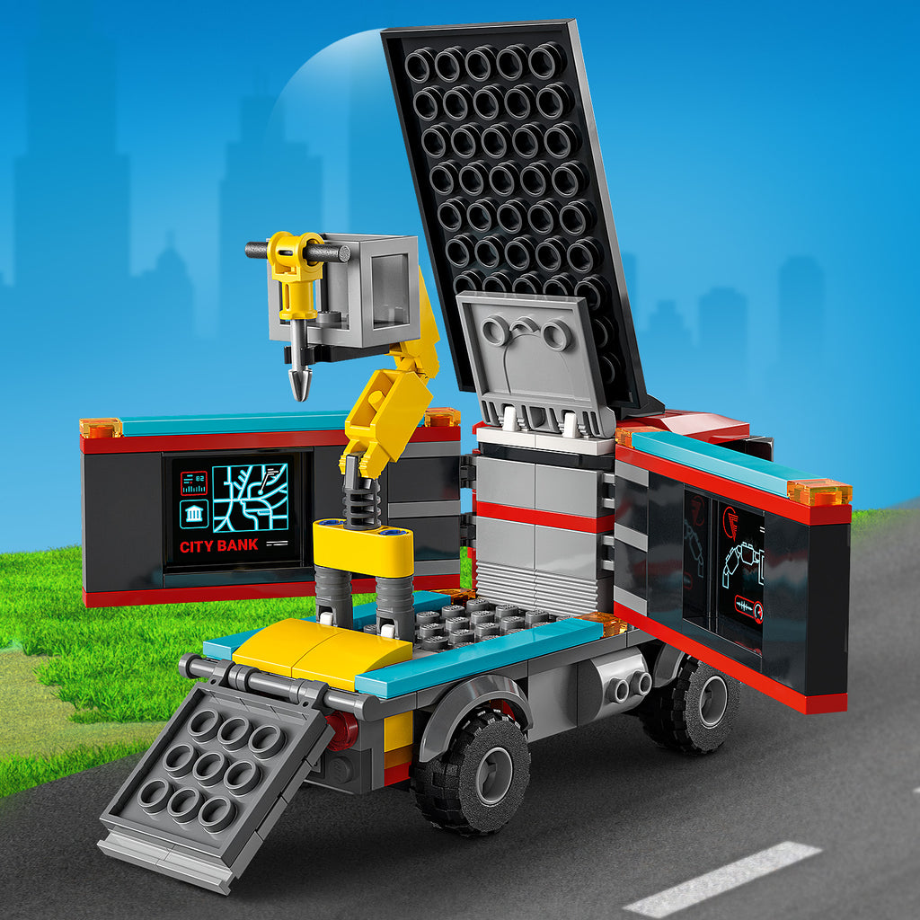 LEGO® City Police Chase at the Bank - Bộ đồ chơi lắp ráp Cảnh Sát Truy Đuổi Tại Ngân Hàng - LEGO 60317 LEGO - ảnh 2 - Buildin