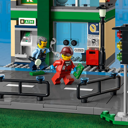 LEGO® City Police Chase at the Bank - Bộ đồ chơi lắp ráp Cảnh Sát Truy Đuổi Tại Ngân Hàng - LEGO 60317 LEGO - ảnh 4 - Buildin