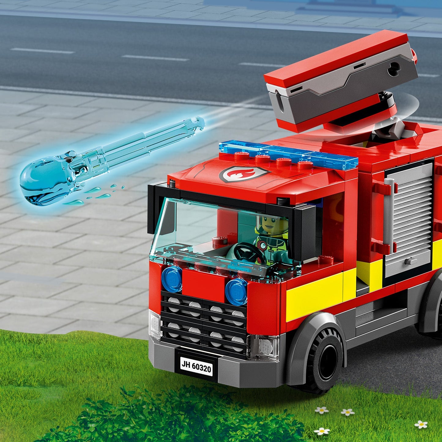 LEGO® City Fire Station - Đồ Chơi Lắp Ráp Trạm Cứu Hỏa 3 Tầng - LEGO 60320 - Hình ảnh bổ sung 7