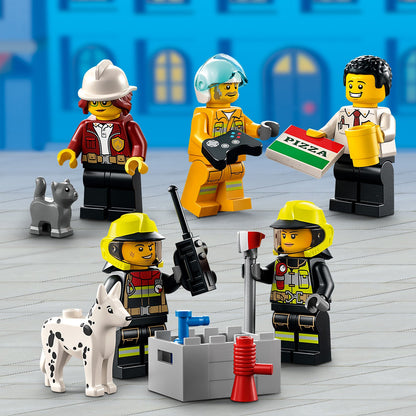LEGO® City Fire Station - Đồ Chơi Lắp Ráp Trạm Cứu Hỏa 3 Tầng - LEGO 60320 - Hình ảnh bổ sung 9