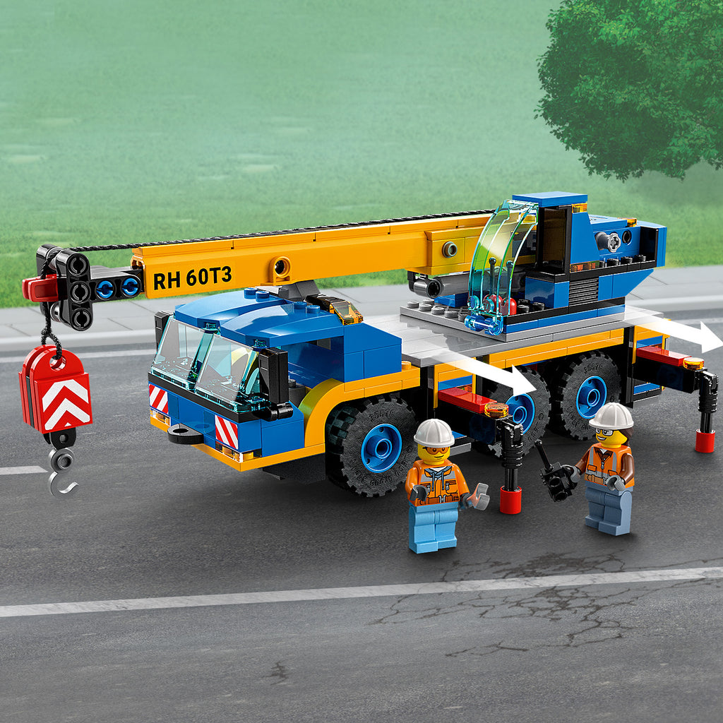 LEGO® City Mobile Crane - Xe Cần Cẩu Di Động - LEGO 60324 LEGO - ảnh 1 - Đồ chơi lắp ráp