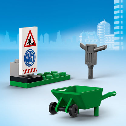 LEGO® City Cement Mixer Truck - Xe Trộn Bê Tông Chính Hãng - LEGO 60325 - Hình ảnh bổ sung 9